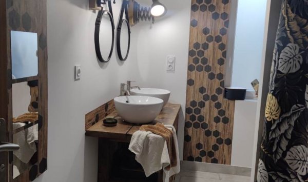 Aménagement d'une salle de bain à Romenay ( 71 ) 